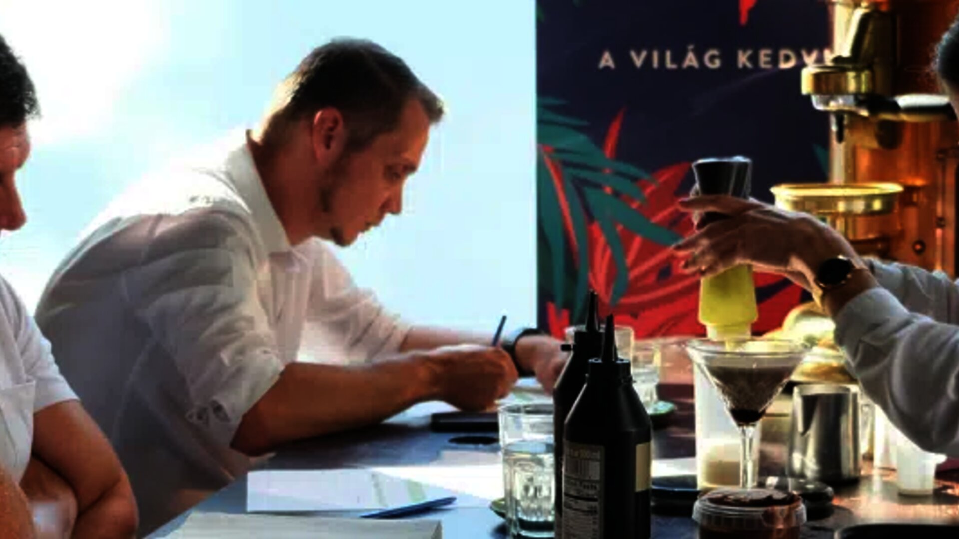 A CAFE FREI coffee shop from the inside