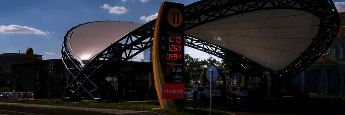 čerpacia stanica slovnaft