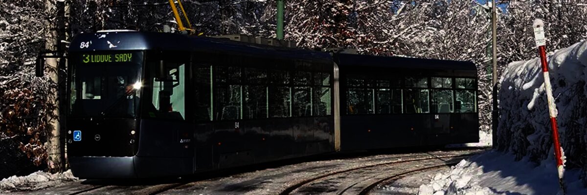 Tram in the snowy landscape - Technical solution for Pragoimex's electronic invoicing