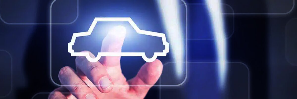 Finger pointing at a digital car sign in meaning more EDI for TMMCZ