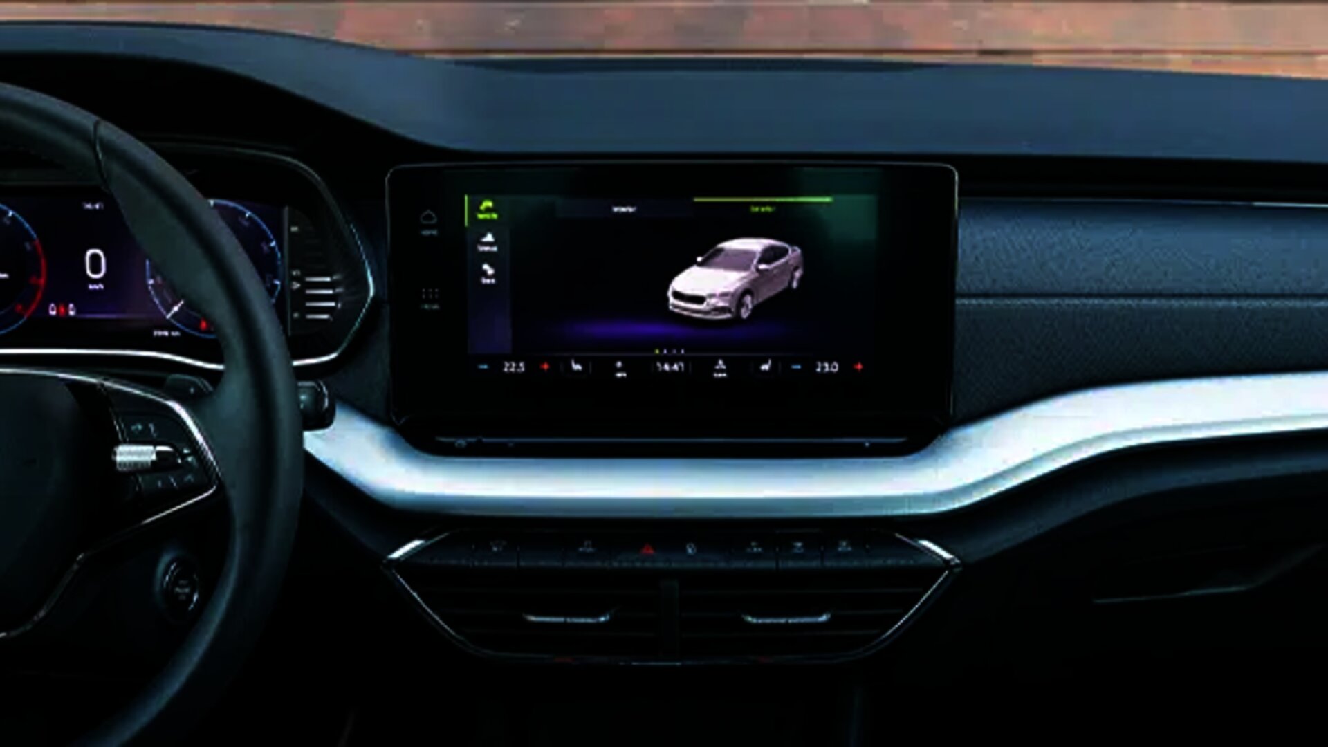 &scaron;koda-auto-car-interior