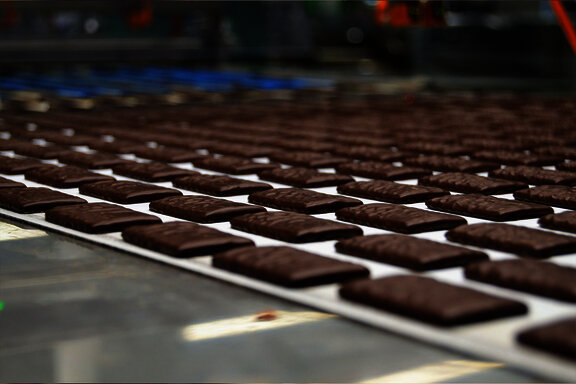 Delitzscher freshly produced chocolate