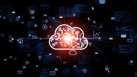 Cloud computing concept