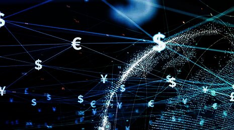 dollar signs in a digital world