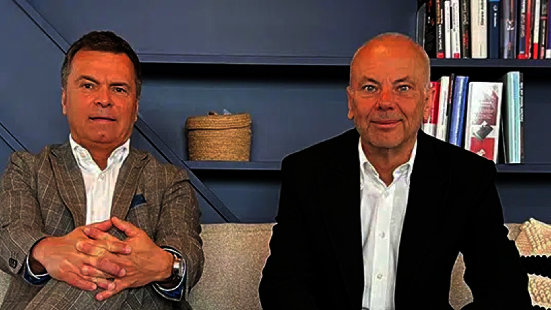 Erich Steinreiber, CEO ISS Austria, and Harald Denk, Head of Country IT ISS Austria