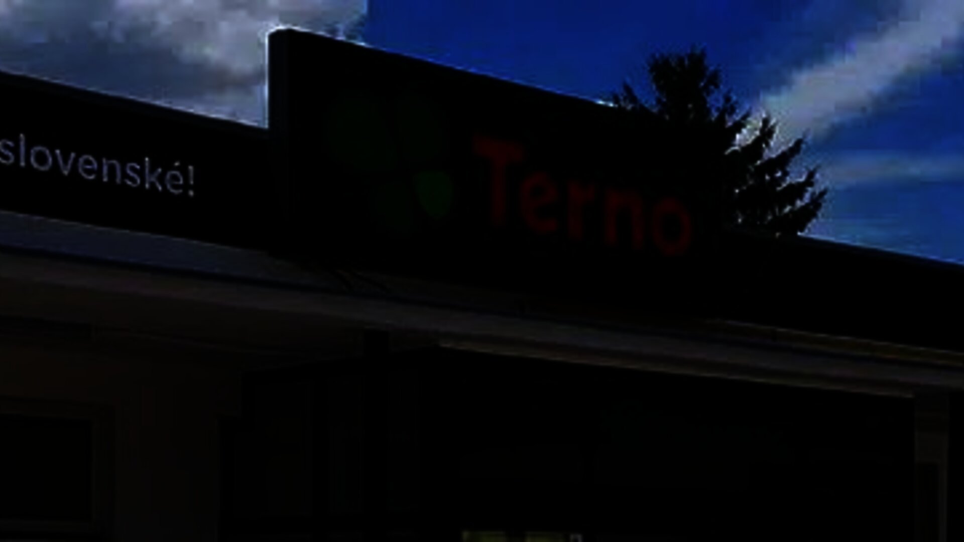 Predajňa spoločnosti Terno